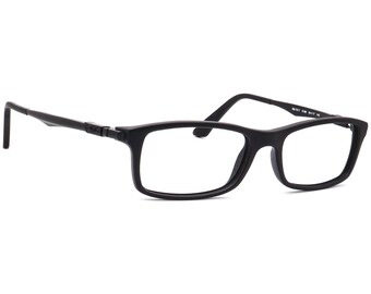 Ray-Ban Eyeglasses RB 7017 5196 Matte Black Rectangular Frame 54[]17 145