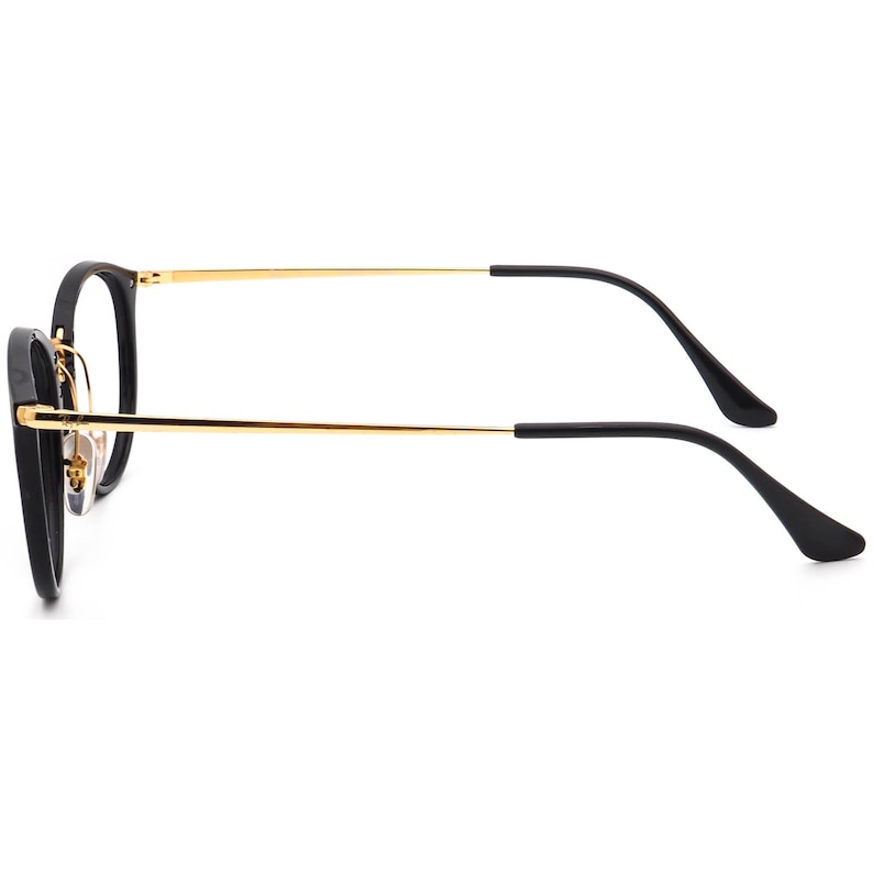 Gafas graduadas Ray-Ban RB 7140 2000 Montura Phantos Negro Pulido/Dorado 49[]20 150 imagen 5
