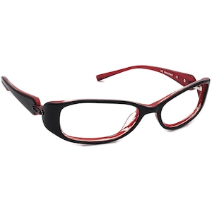 Oakley Women&#39;s Eyeglasses Pendant 2.0 Black/Red Wrap Frame 52[]16 130
