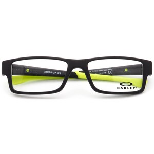 Oakley Junior Eyeglasses OY8003-0550 Airdrop XS Matte Black/Neon Green Rectangular Frame 50[]15 126 image 6