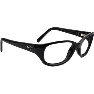 Maui Jim Women&#39;s Sunglasses Frame Only Kuiaha Bay Black Wrap Italy 56 mm