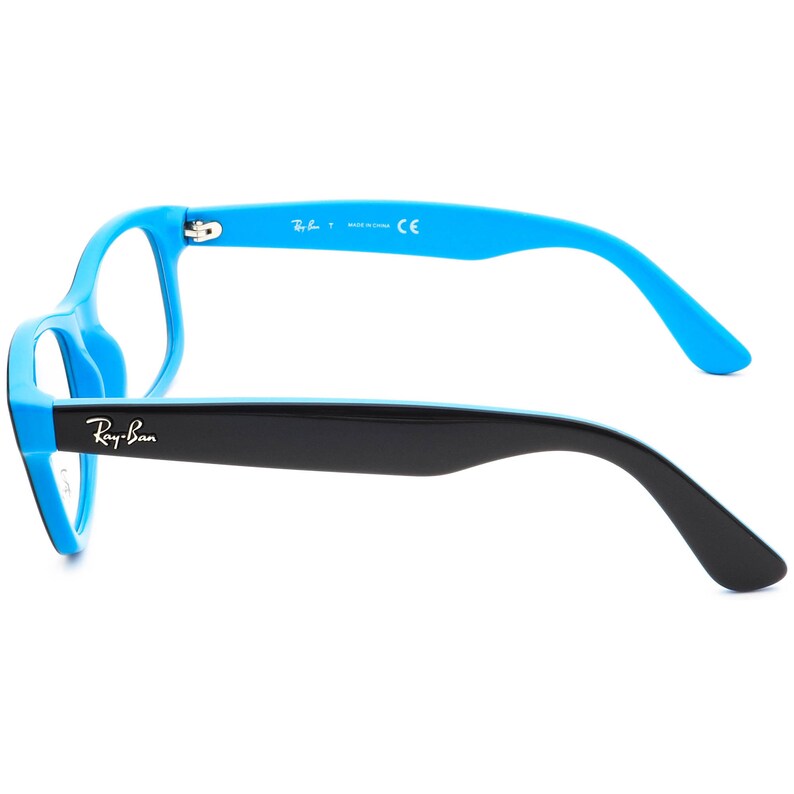 Ray-Ban Kids' Eyeglasses RB 1528 3659 Black on Blue Square Frame 46[]16 125 image 5
