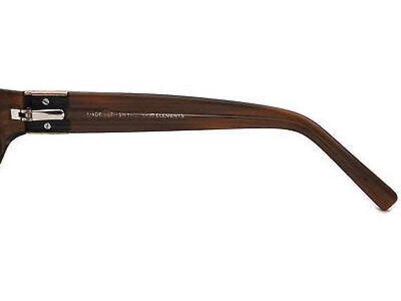 Swarovski Elements Women's Eyeglasses Brown Recta… - image 8