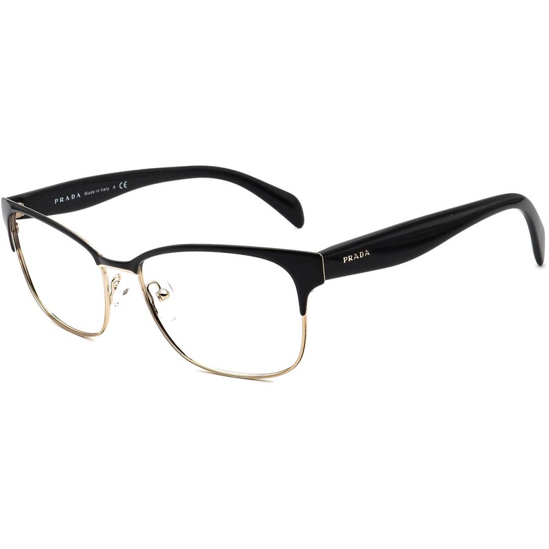 prada gold frame eyeglasses