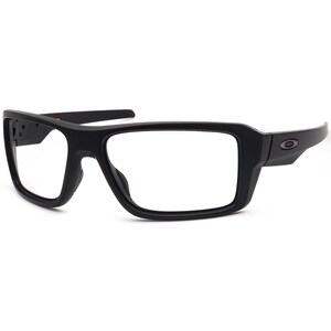 Oakley Men's Sunglasses Frame Only OO9380-0166 Double Edge Matte Black Square USA 66 mm image 3