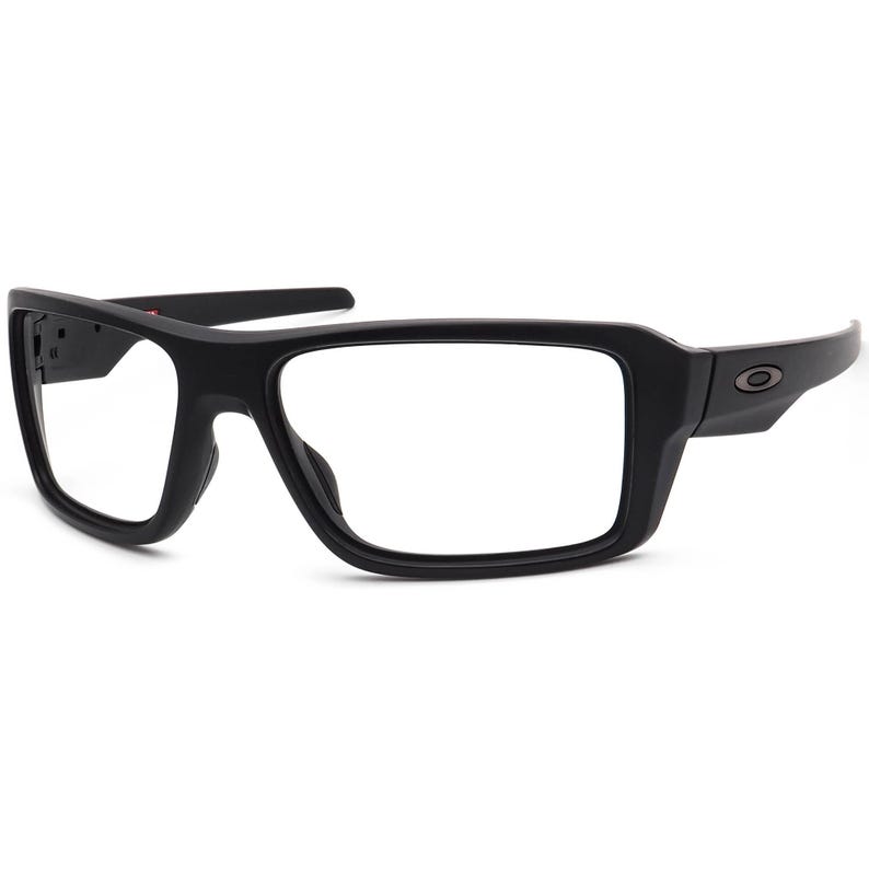 Oakley Men's Sunglasses Frame Only OO9380-0166 Double Edge Matte Black Square USA 66 mm image 3