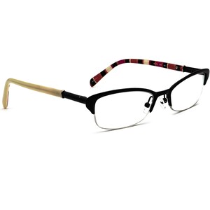 Kate Spade Women&#39;s Eyeglasses Almira 0X50 Black/White Half Rim Frame 50[]17 140
