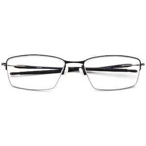 Gafas de sol Oakley para hombre OX5113-0456 Lizard Polished Midnight Half Rim Frame 56[]18 135 imagen 6