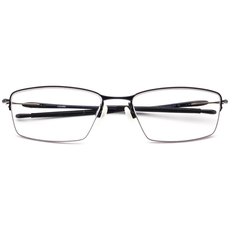 Gafas de sol Oakley para hombre OX5113-0456 Lizard Polished Midnight Half Rim Frame 56[]18 135 imagen 6