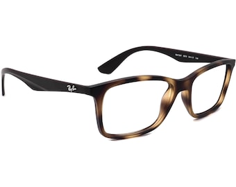 Ray-Ban Eyeglasses RB 7047 5573 Matte Tortoise/Brown Rectangular Frame 54-17 140