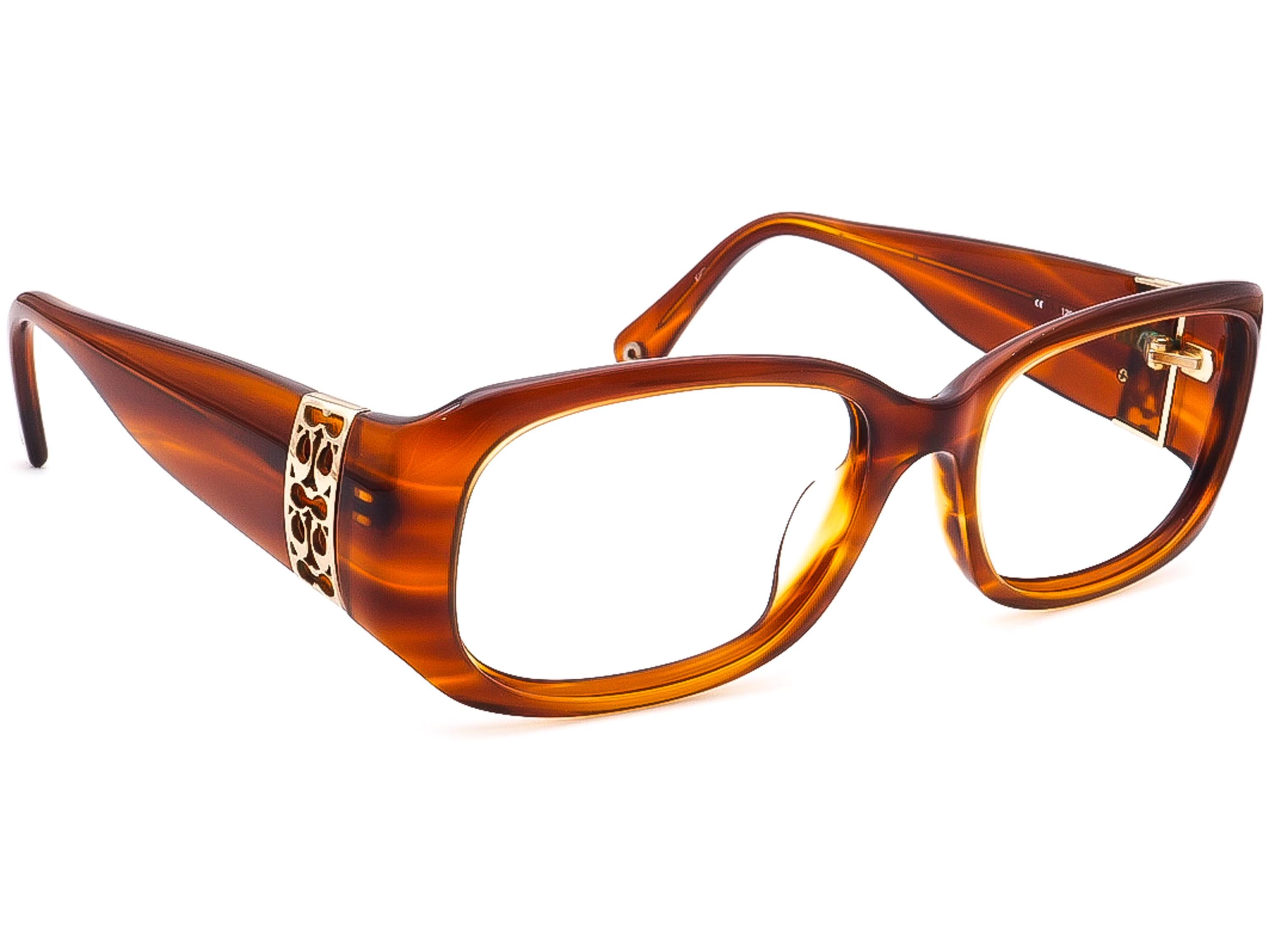 Coach Sunglasses FRAME ONLY Bronwen S829 Amber Horn Brown  display picture 3