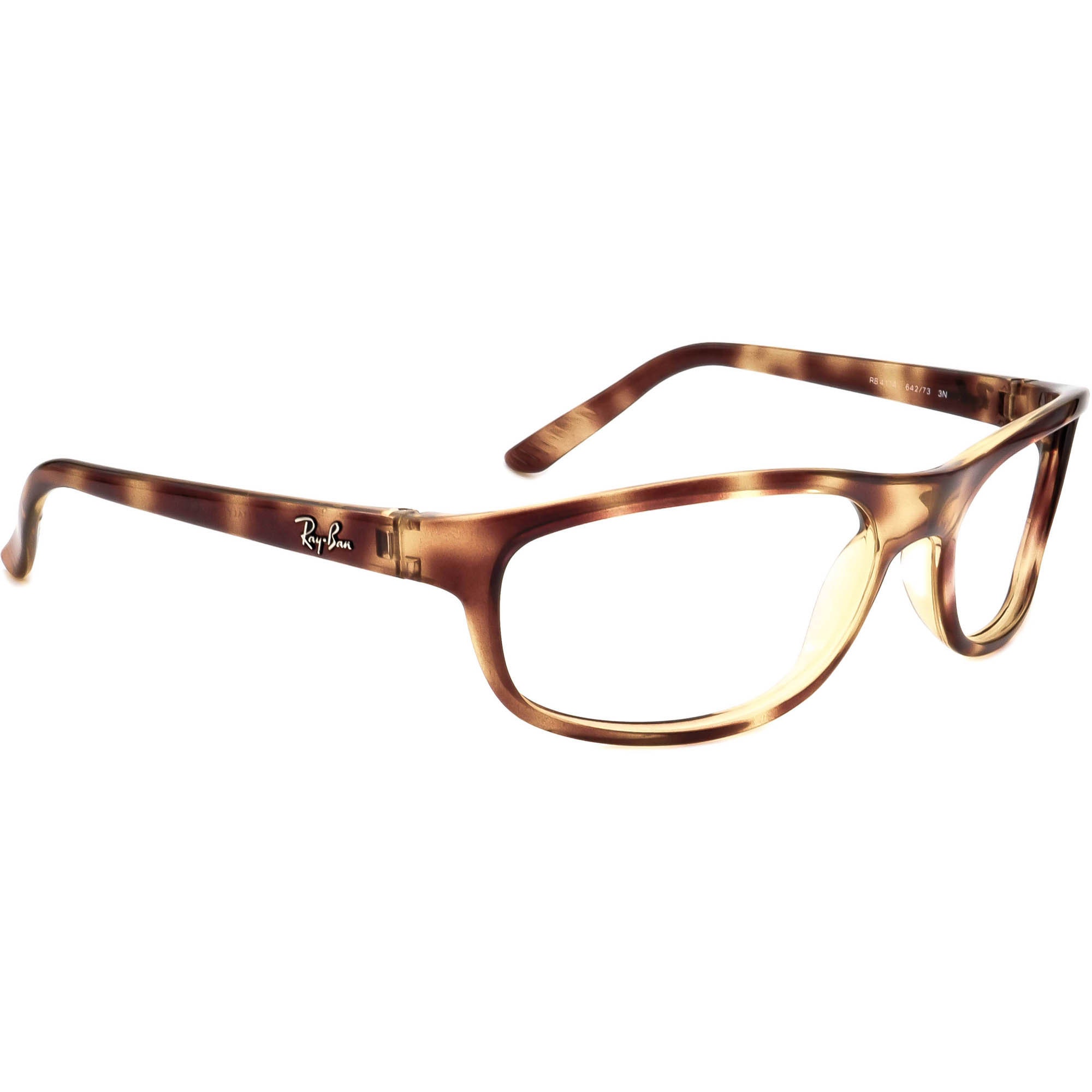 Ray-Ban RB4078 642 Sunglasses Tortoise Brown Wrap Gray Lens Made in Italy ORIGINAL WAYFARER CLASSIC Sunglasses in Tortoise and Brown  main image 3
