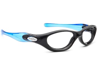 Oakley Men's Sunglasses Frame Only Black/Transparent Blue Wrap USA 50 mm