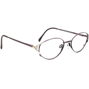 Neostyle Women&#39;s Eyeglasses Citysmart 597 065 Purple Oval Metal Frame 50[]19 135