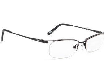 Ray-Ban Damglasögon RB 6101 2503 Svarta Halvkantade Metallbågar 52[]18 135