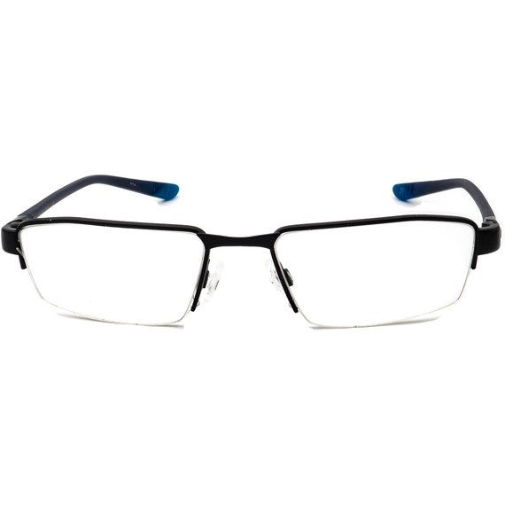 Nike Eyeglasses Black/Blue Half Rim Frame 53[]21 … - image 2