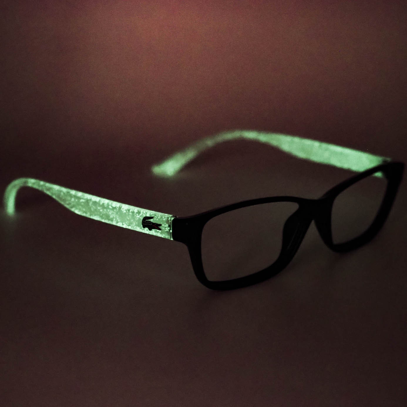 Lacoste Eyeglasses L3803B 002 Phospho Arms Black Rectangular Italy 5113 135 Etsy