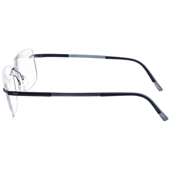 Silhouette Eyeglasses 5416 40 6060 Titan Blue Rim… - image 5