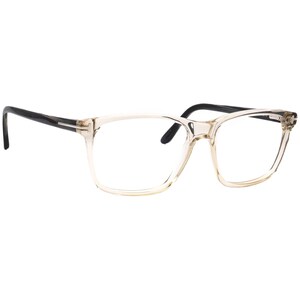 Tom Ford Eyeglasses TF 5479-B 020 Transparent Gray/Gray Horn Square Frame Italy 56[]16 145