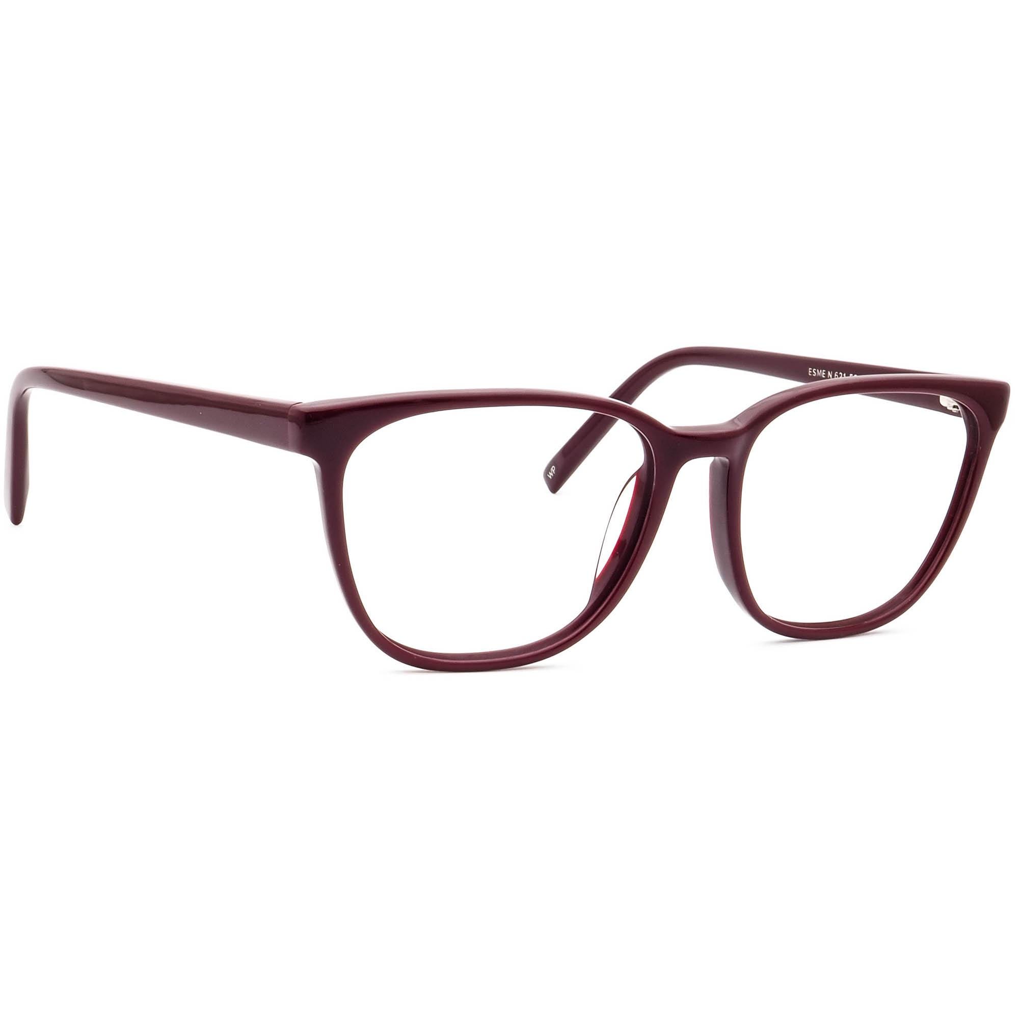 Warby Parker Women's Eyeglasses Esme N 621 Oxblood Butterfly Frame