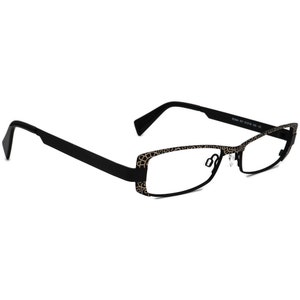 Lafont - Issy & La Eyeglasses Sonia 017 Black/White Metal Frame France 51-16 135