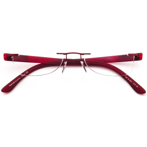 Silhouette Eyeglasses 7608 40 6054 Burgundy Rimle… - image 6