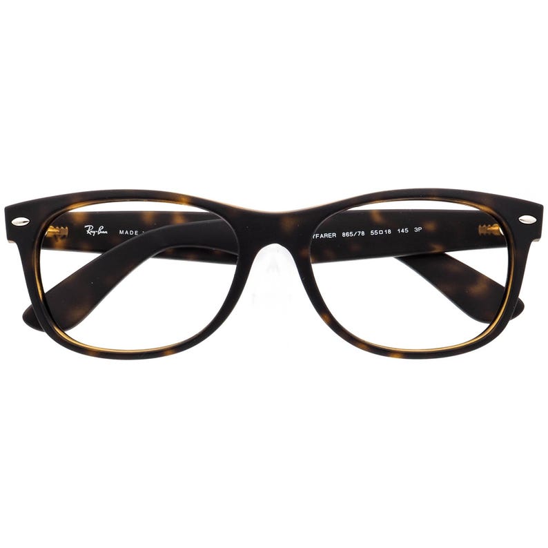 Ray-Ban サングラス フレームのみ RB 2132 ニューウェイファーラー 865/78 マットダークハバナ スクエア イタリア製 55mm 画像 6