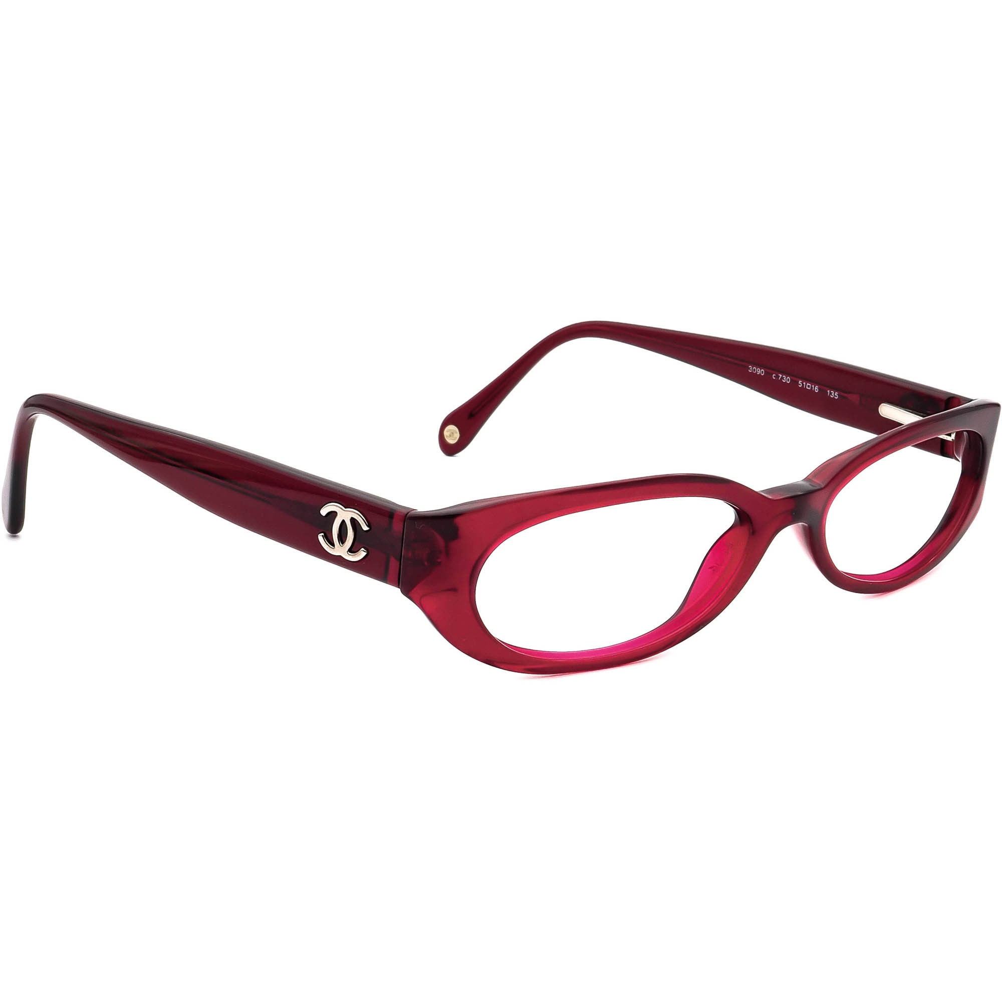 chanel red glasses