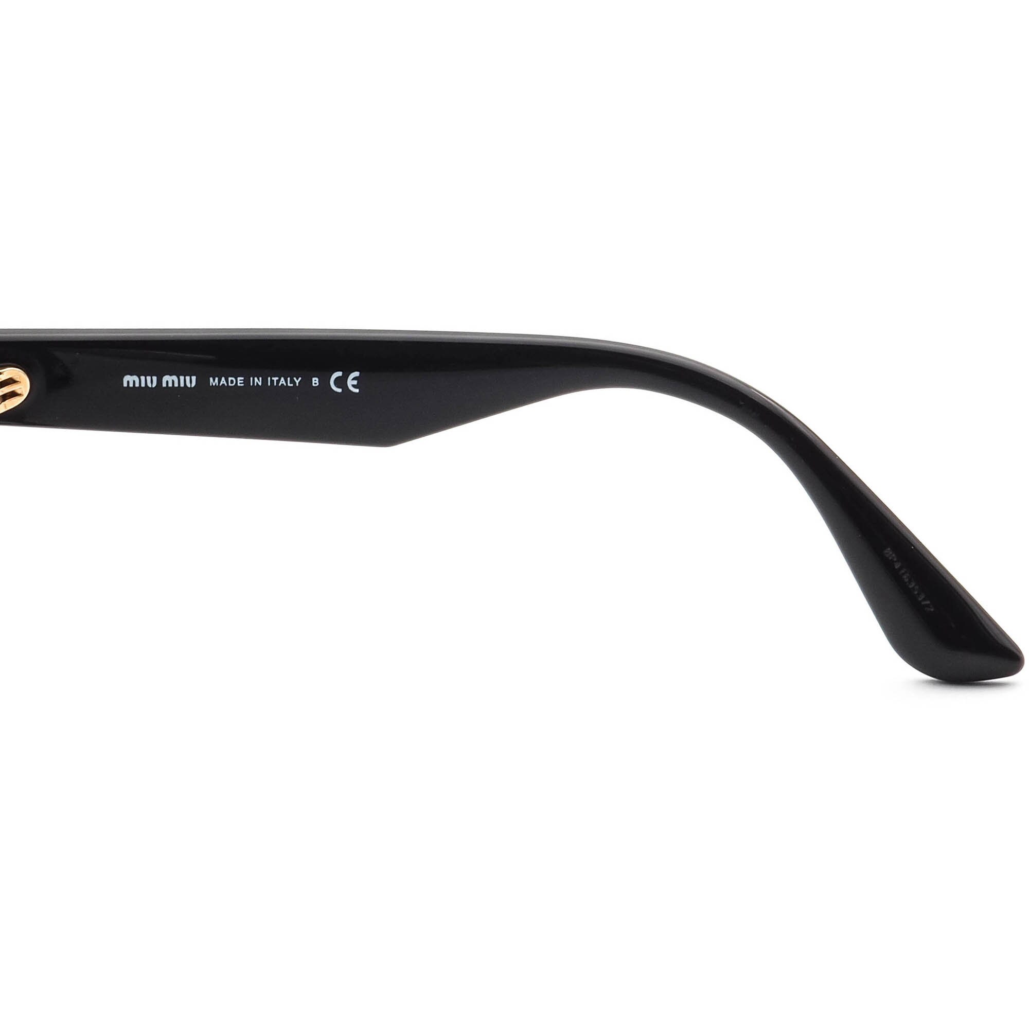 MIU MIU Cat Eye Womens SMU 01T Sunglasses Red/Blue Clear 140 Italy Miu Miu Burgundy Gradient SMU 06T Cateye Sunglasses Miu Miu  main image 2