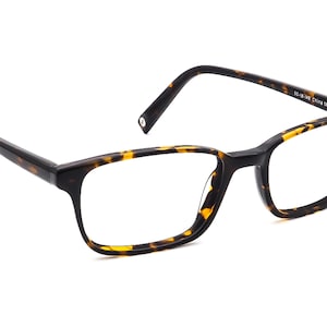 Warby Parker Eyeglasses Wilkie 200 Dark Tortoise Rectangular Frame 50[]18 145