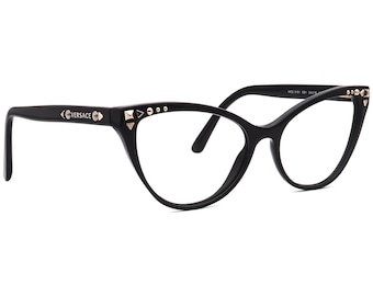 Prada Eyeglasses VPR 06S 1AB-1O1 Polished Black Square Frame