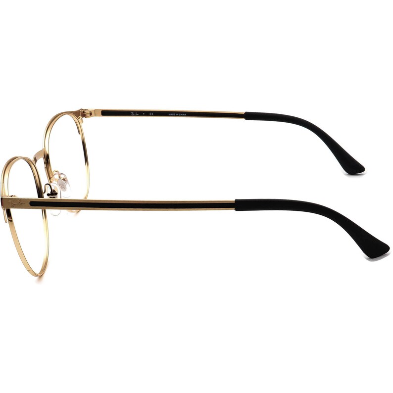 Ray-ban Eyeglasses RB 6375 2890 Black/gold Round Frame 53[]18 145 - Etsy