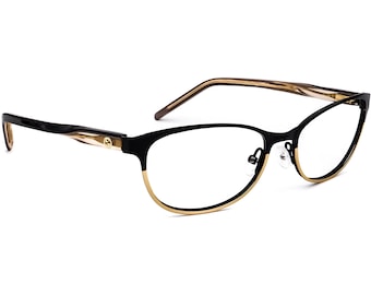 Gucci Women's Eyeglasses GG 4256 4SK Black/Gold Cat Eye Frame Italy 53[]16 140