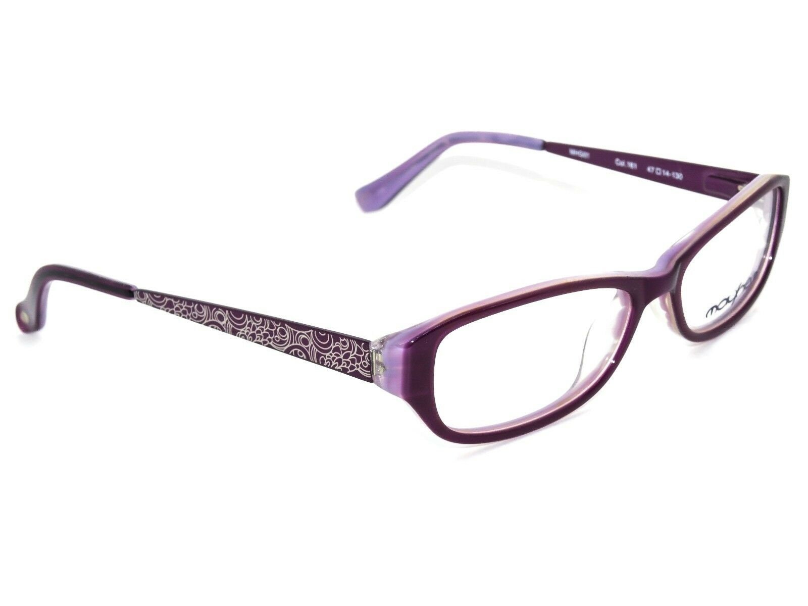 Mayhem Small Eyeglasses MHG01 Col.161 Purple Rectangular Frame Etsy