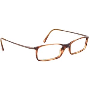 Ray-Ban Eyeglasses RB 5049 2144 Striped Brown Rectangular Frame Italy 50[]17 135