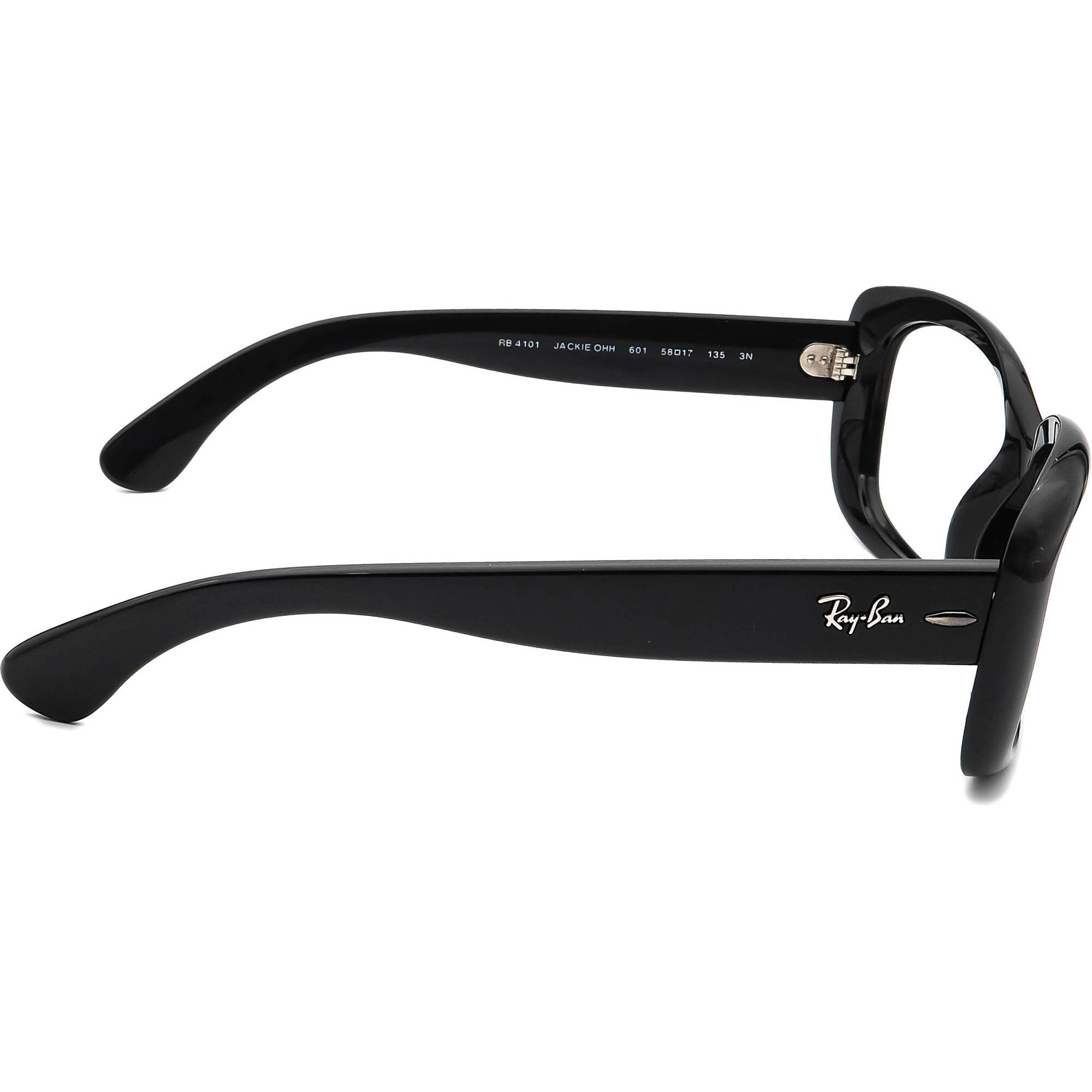 Ray-Ban RB4101 Jackie Ohh 601 Black Sunglasses FRAMES ONLY Italy Sunglasses Ray-Ban Jackie Ohh RB 4101 (601/T3) RB4101 Woman  main image 2