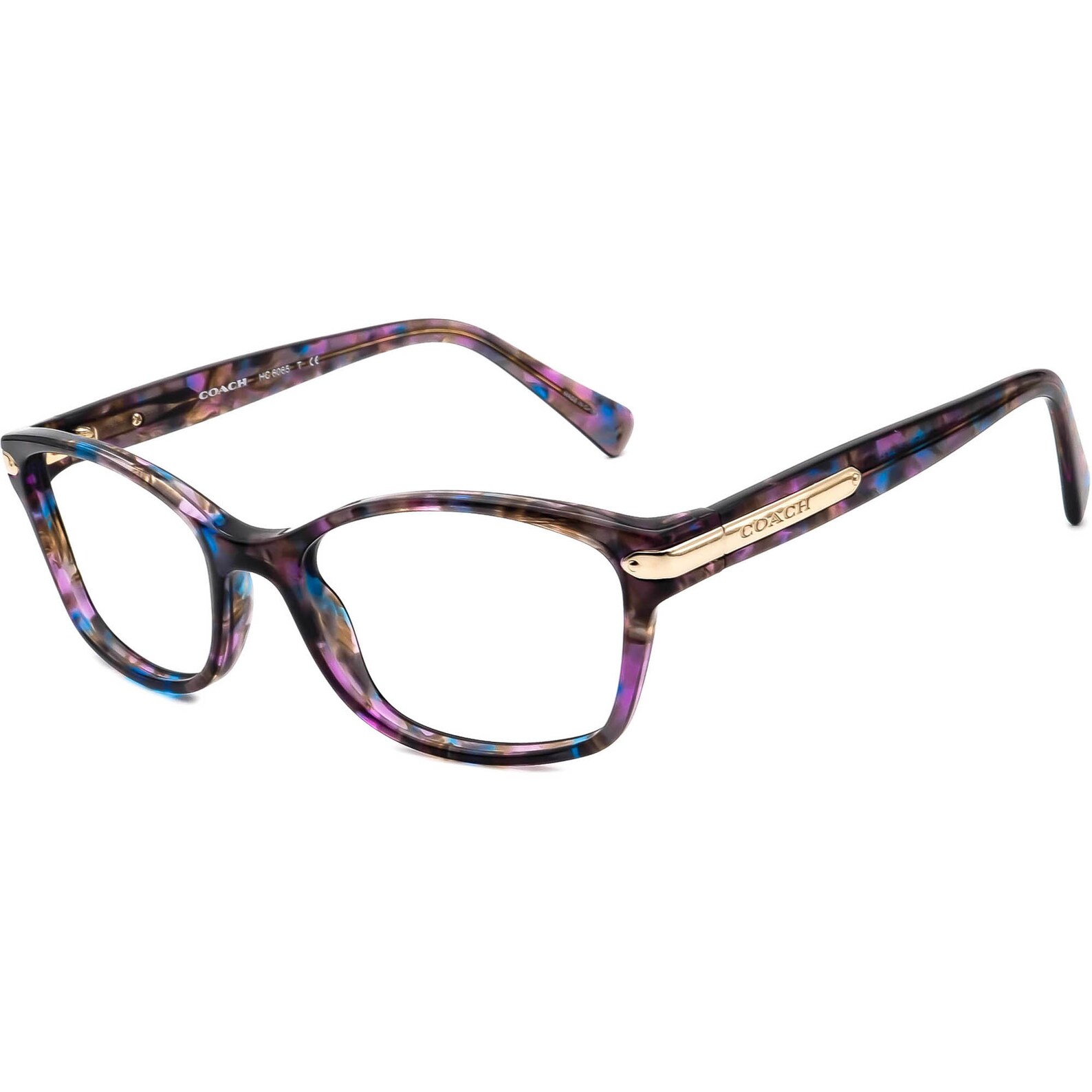 Coach Women's Eyeglasses HC 6065 5288 Confetti Purple Etsy Australia