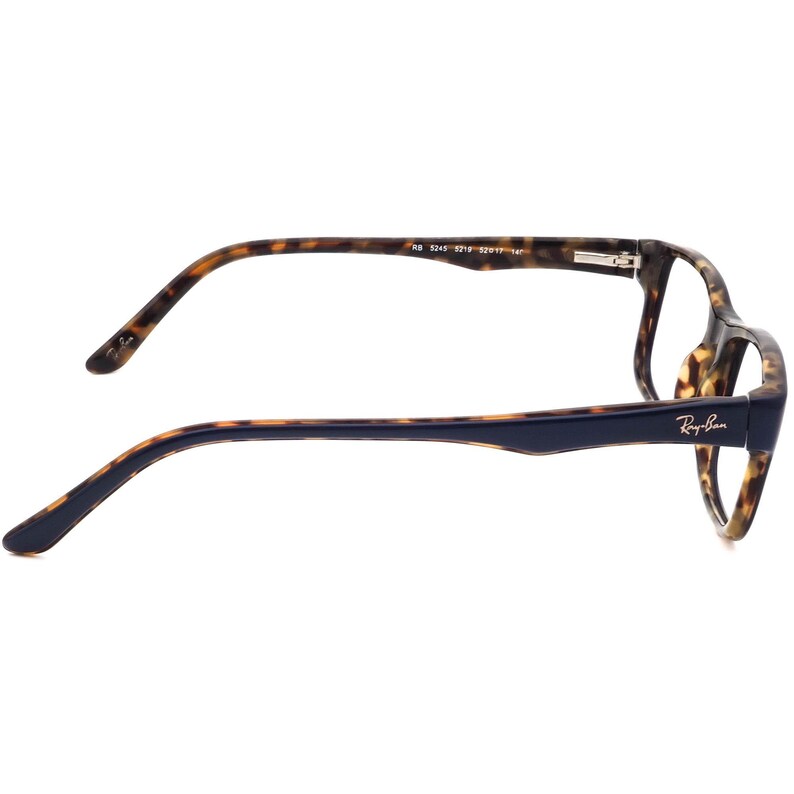 Ray-Ban Eyeglasses RB 5245 5219 Polished Dark Blue on Havana Square Frame 52[]17 140 image 4