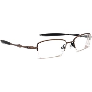 Oakley Eyeglasses Sculpt 2.0 Toast Brown Half Rim Metal Frame 50[]18 139 image 1