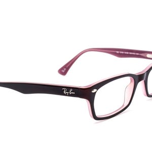 Gafas de vista Ray-Ban RB 5150 2126 Marrón oscuro sobre violeta rosado Marco rectangular 50[]19 135