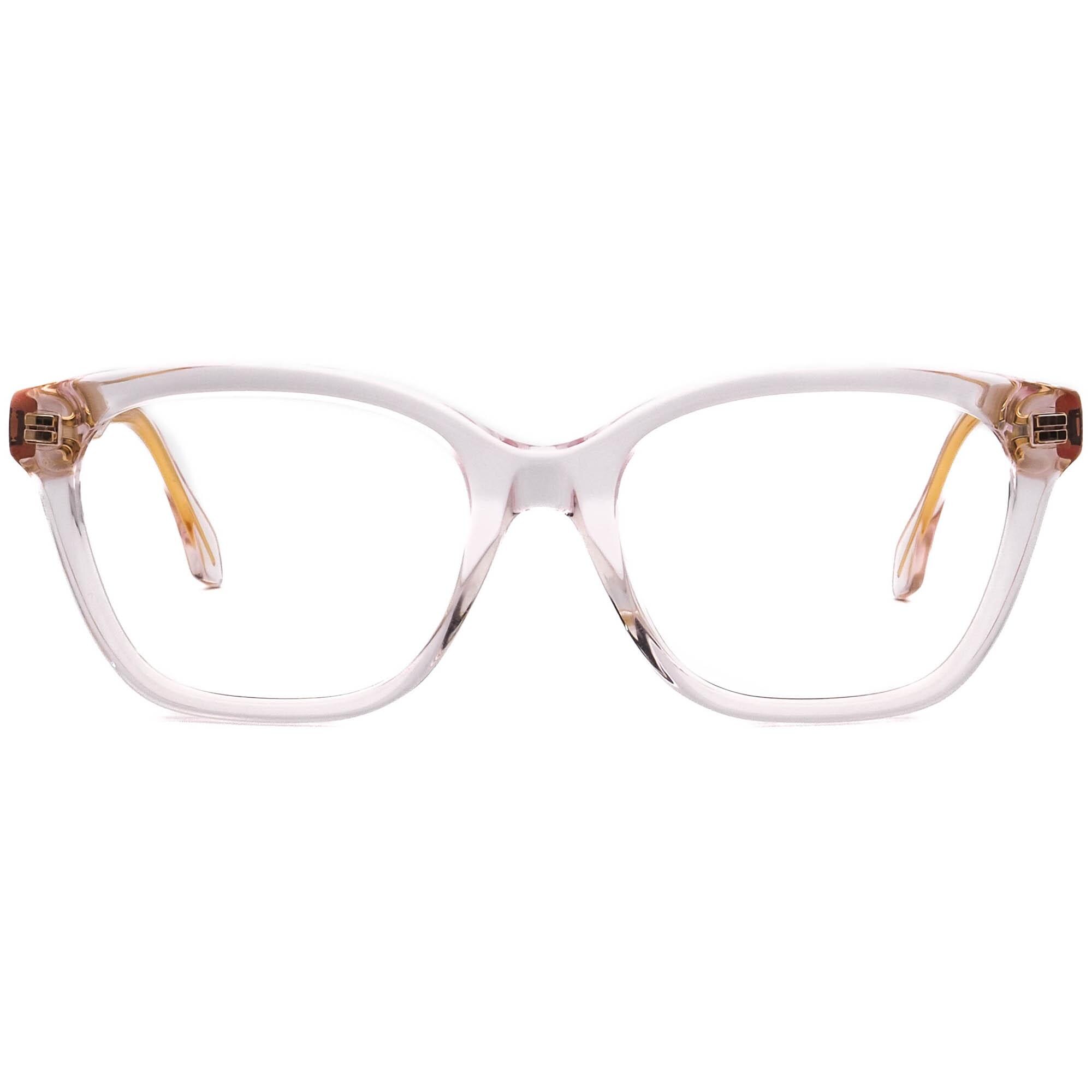 GUCCI スクエアフレームメガネ GG0566ON 004 Gucci Eyeglasses GG0566ON 004 Blush Transparent/Gold Square