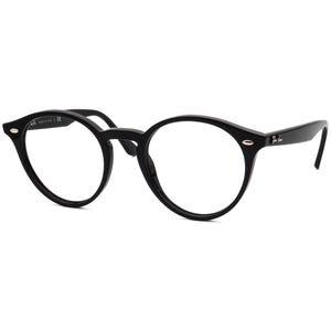 Ray-Ban Sunglasses Frame Only RB 2180 601/71 Polished Black Round Italy 49 mm image 3