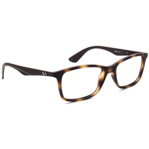Ray-Ban Eyeglasses RB 7047 5573 Matte Tortoise/Brown Rectangular Frame 54-17 140