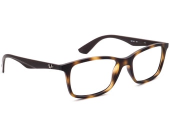 Ray-Ban Eyeglasses RB 7047 5573 Matte Tortoise/Brown Rectangular Frame 54-17 140