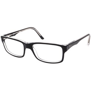 Gafas Ray-Ban RB 5245 2034 Negro Pulido sobre Marco Cuadrado Transparente 54[]17 145 imagen 3
