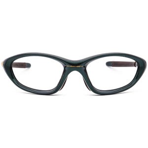 Oakley Men's Sunglasses Frame Only 1st Gen XX Twenty Metallic Green Wrap USA 56 mm image 2