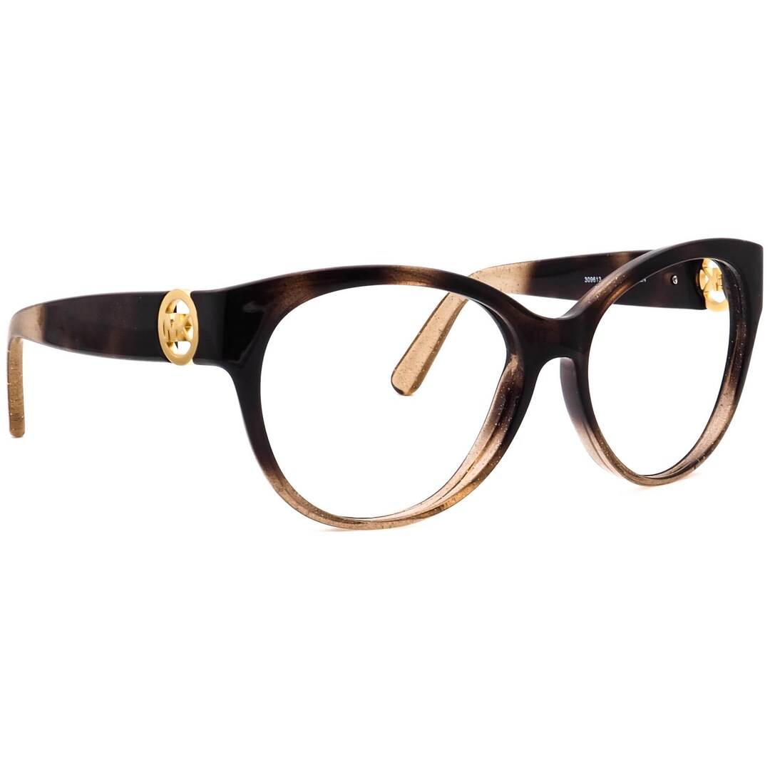 Michael Kors Tabitha Brown Glitter Tortoise Round Cat Eye  display picture 3