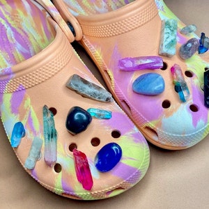 Crystal clog charms, Shoe Charms, clog accessories, Clog Charms, crystal charms, clog crystals, crystals, Stocking Stuffersl