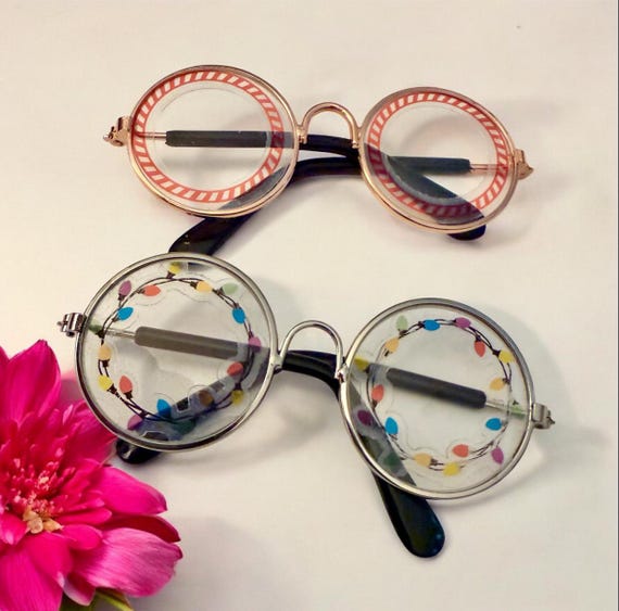 Christmas Bubu Sunglasses Holiday Themed Round Glasses Festive