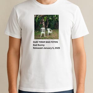 Puerto Rico album cover shirt, DTMF merch, DTMF Shirt, Concho, Latin Music shirt, Reggaeton Fan gift, Reggaeton shirt, Concert wear, Music